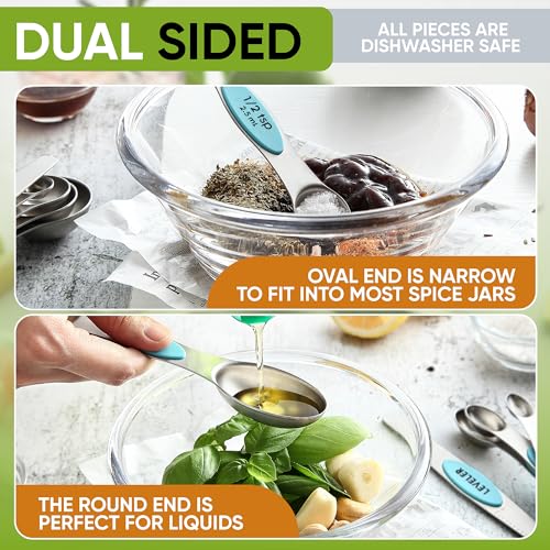 15 Magnetic Measuring Cups & Spoons Set w