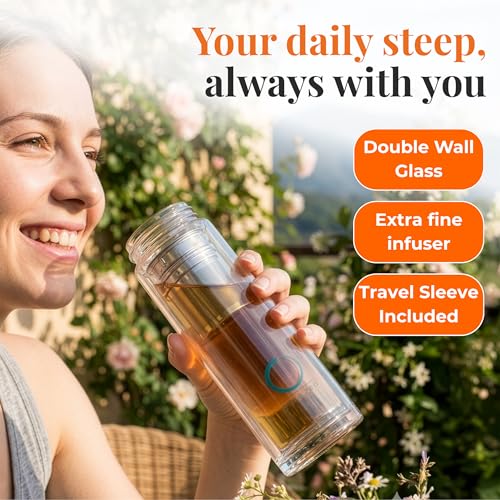 Glass Tea Infuser Bottle