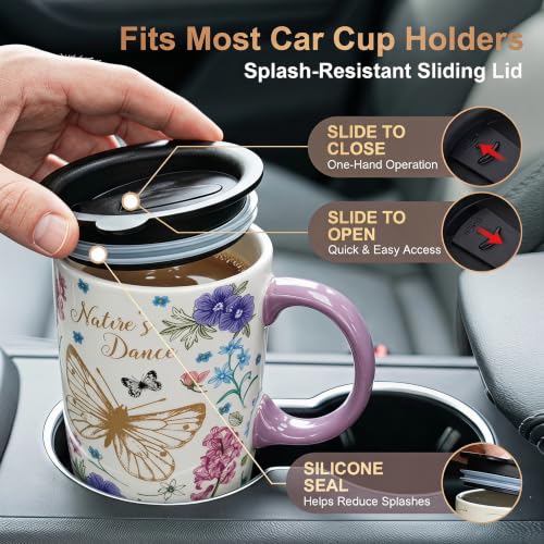 Ceramic Travel Mug with Lid