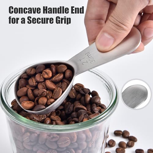Stainless Steel 2 Tablespoon Coffee Scoop for Ground Coffee