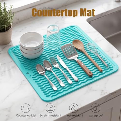 Silicone Dish Drying Mat for Multiple Usage