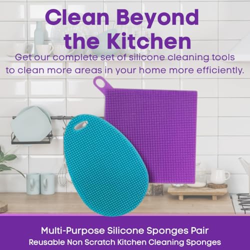 Silicone Dish Sponge Dish Scrubber