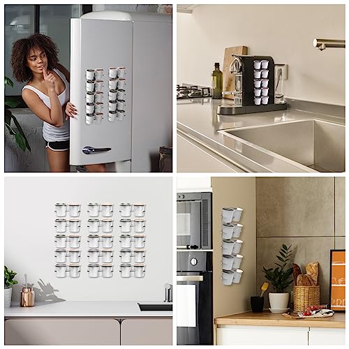 K Cup Pod Holder Acrylic Coffee Capsule Storage (2 Count)