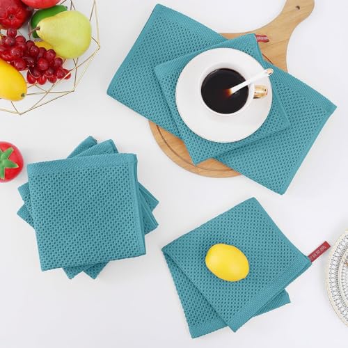 100% Cotton Waffle Weave Kitchen Dish Cloths 24 (24 Count)