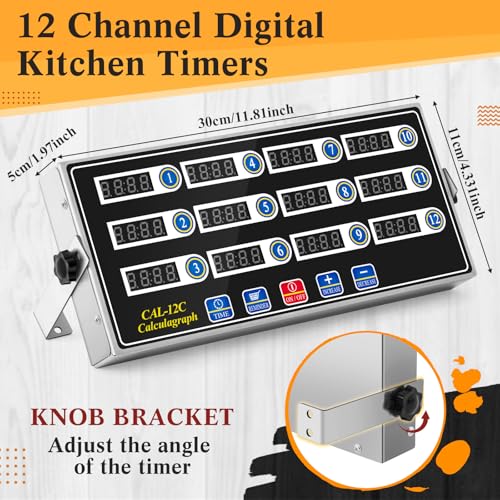 1 Pack Commercial Digital Kitchen Timer for Cooking