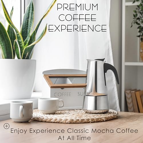 9 Cup Greca Moka Pot (9 Espresso Cups)