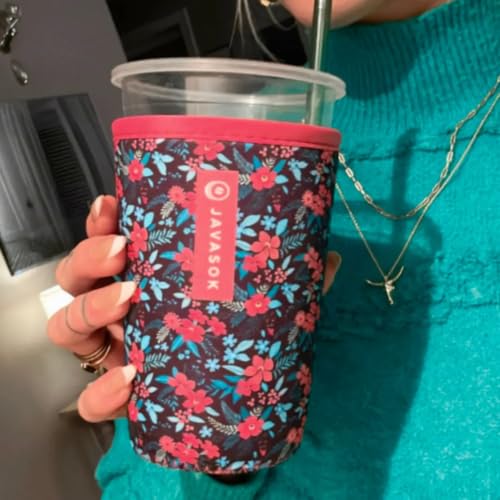 JavaSok Iced Coffee & Cold Soda Insulated Neoprene Cup Sleeve