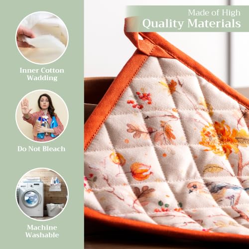 Pot Holders 100% Cotton Potholders (2 Count)
