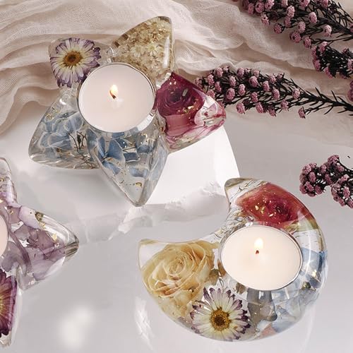 Candle Holder Resin Mold (2 Count)
