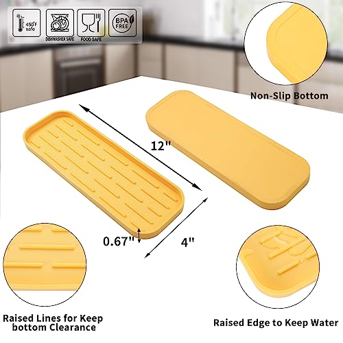 Silicone Kitchen Sink Organizer Tray for Multiple Usage