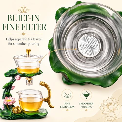 Glass Lotus Teapot with Infuser