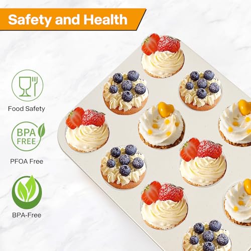 2 Pack Healthy Baking Cupcake Pan