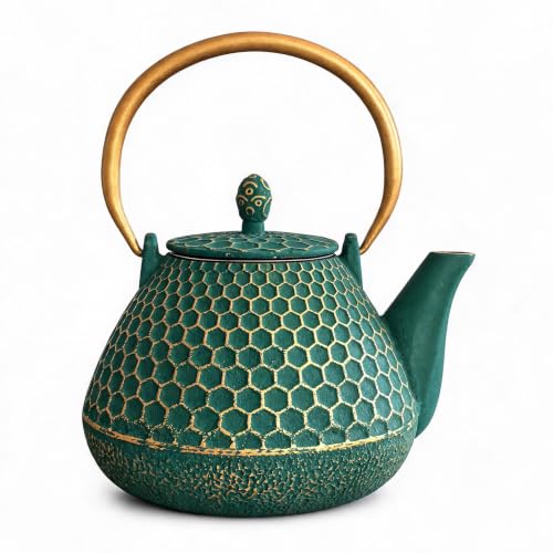 54oz Cast Iron Tea Kettle for Stovetop
