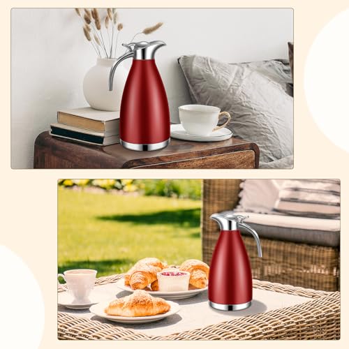 2 Pcs 68oz Thermal Coffee Carafe for Keeping Hot (2 Count)