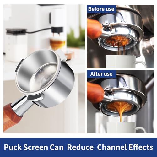 54mm Bottomless Portafilter with Stainless Steel Filter Holder & Basket