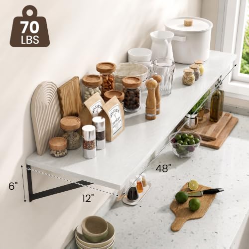 Wall Mounted Floating Shelves Set of 2 (2 Count)