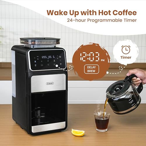 10 Cup Drip Coffee Maker with Built