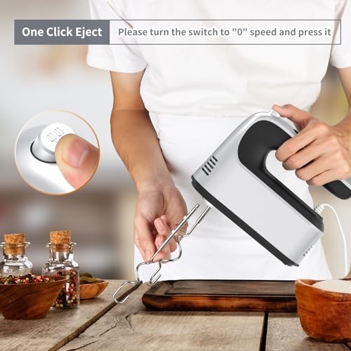 9 Speed Digital Hand Mixer Electric