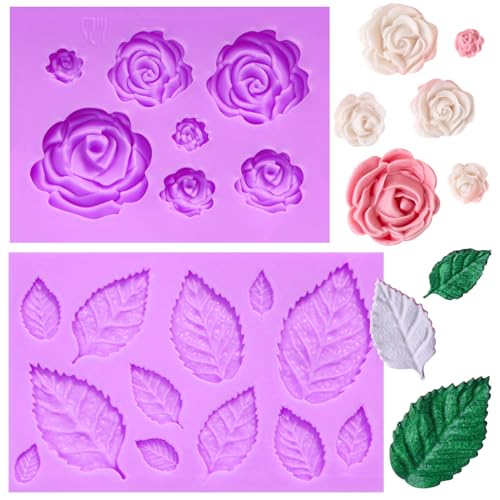 Rose Flower Fondant Molds