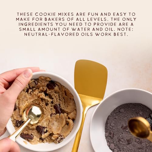 Gluten Free Chocolate Chunk & Double Chocolate Chunk Cookie Mix Combo Pack. Vegan Plant Based Baking Mix. Top 9 Allergen Free. 9.3 oz (18.6 Ounce)