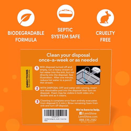 Natural Foaming Garbage Disposal Cleaner (16.92 Ounce)