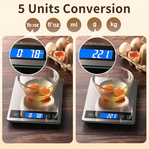 Food Scale 33lb Kitchen Scale with 1g Precision