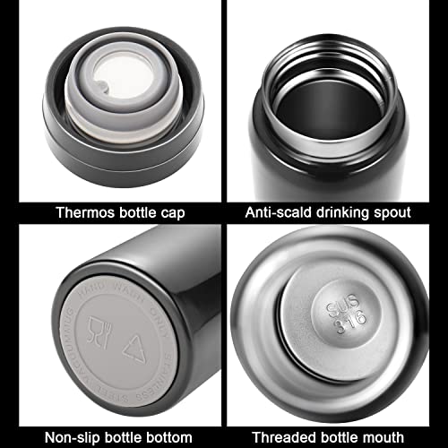 10oz Mini Water Bottle Stainless Steel Thermos Small Flask