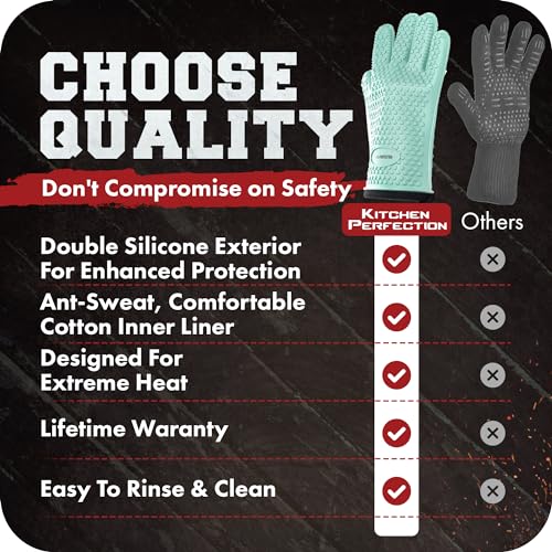 XL Silicone Smoker BBQ Gloves (2 Count)