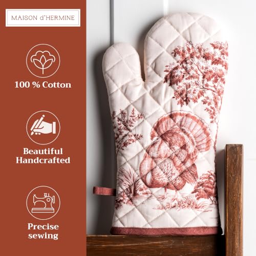 Maison d'Hermine Oven Gloves 100% Cotton Oven Mitt