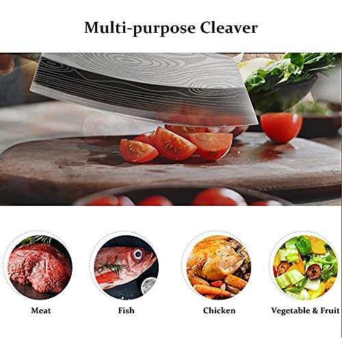 Cleaver Knife for unfrozen meat and vegetable