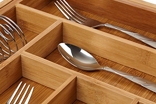 Bamboo Kitchen Drawer Organizer