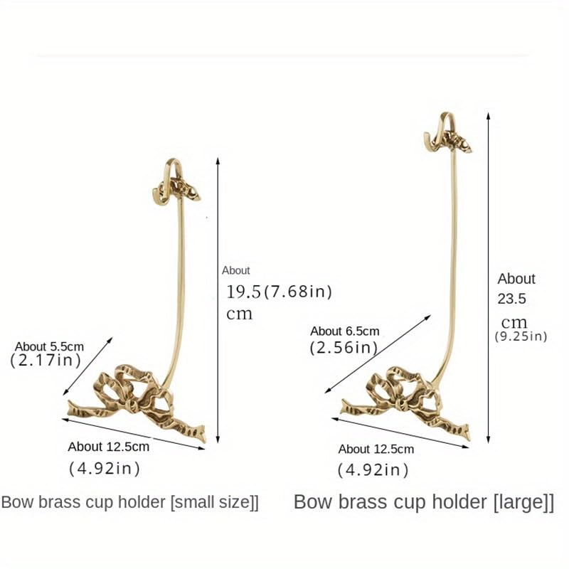 1Pcs Brass Teacup and Saucer Display Stand