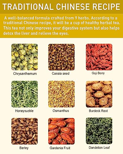 Chrysanthemum Cassia Seed Tea (20 Count)