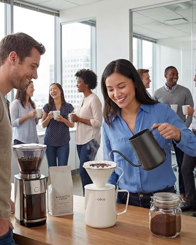 Stainless Pour Over Coffee Maker Set