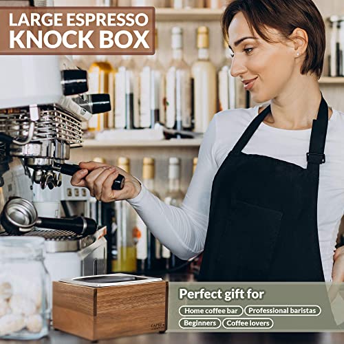 Knock Box Large Capacity Espresso Knock Box