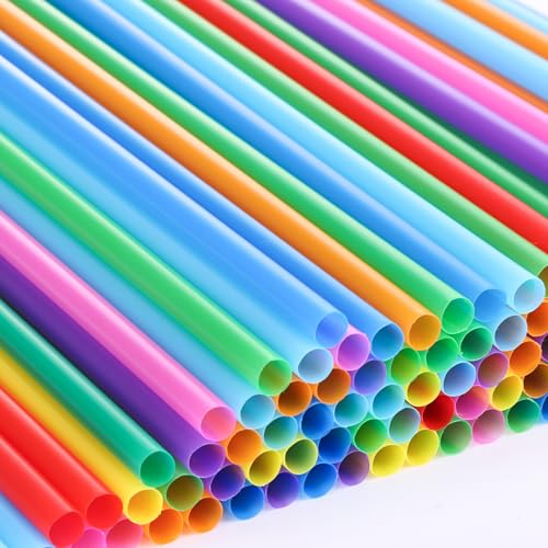 10.3" Disposable Plastic Drinking Straws (250 Count)