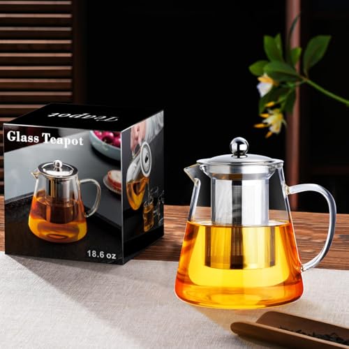 Glass Teapot 18.6oz