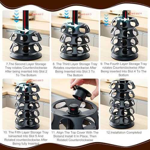 K Cup Holder Coffee Pods Holder with 40 K