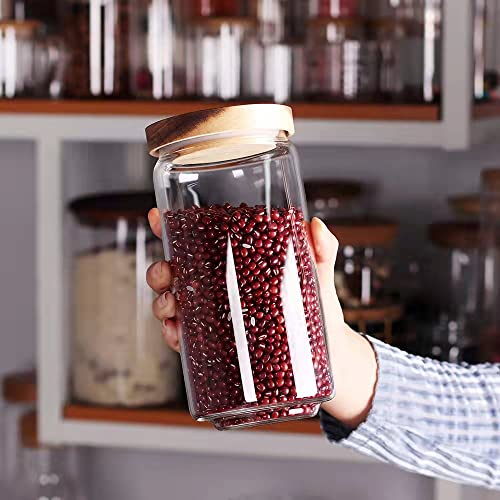 Borosilicate Glass Kitchen Jars (2 Count)
