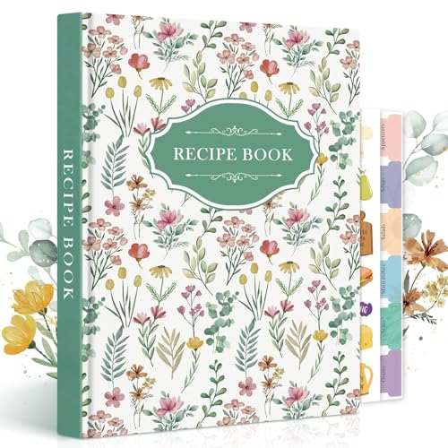 Blank Recipe Book Cookbook for 70 Recipes