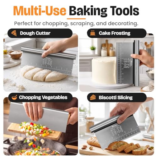 Stainless Steel Heavy Duty Dough Cutter