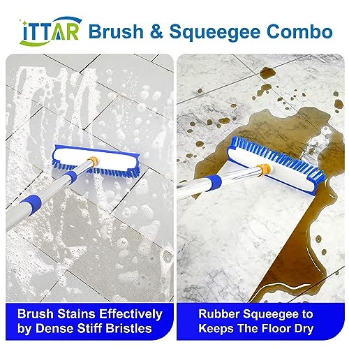 55" Extendable Floor Scrub Brush