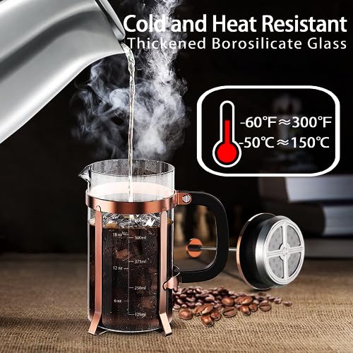 French Press Coffee Maker 304 Stainless Steel Coffee Press