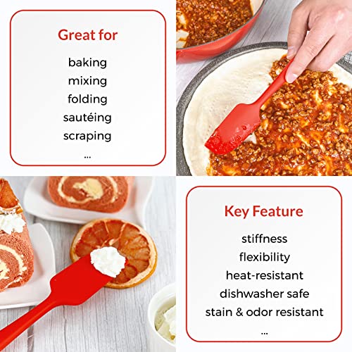 Chef Series 3 Piece Silicone Spatula Set (3 Count)