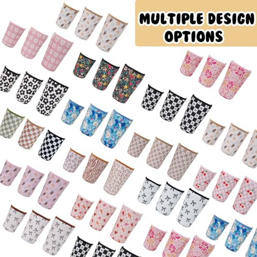 Reusable Insulated Neoprene Iced Coffee Cup Sleeve (3 Count)