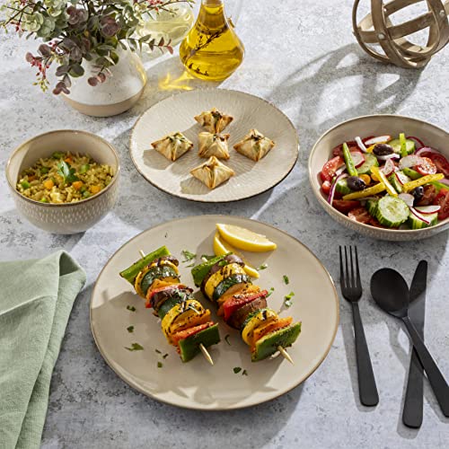 Matisse 16 Piece Double Bowl Dinnerware Set