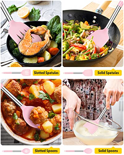 Pack of 4 Silicone Cooking Utensils Set (4 Count)