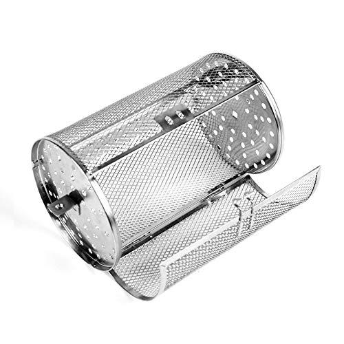 Stainless Steel Rotisserie Grill Roaster Drum Oven Basket