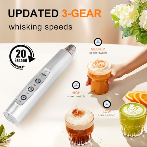 Handheld Milk Frother Wand for Coffee