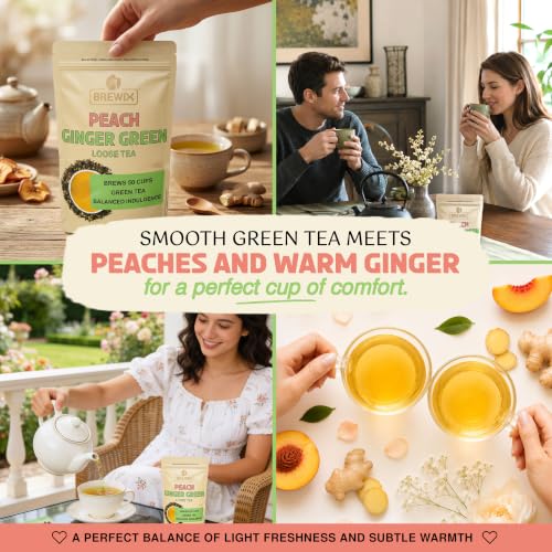 Peach Ginger Green Tea (3.53 Ounce)